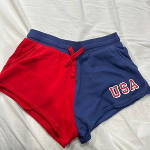 Target sweat shorts, perfect for 4th of July